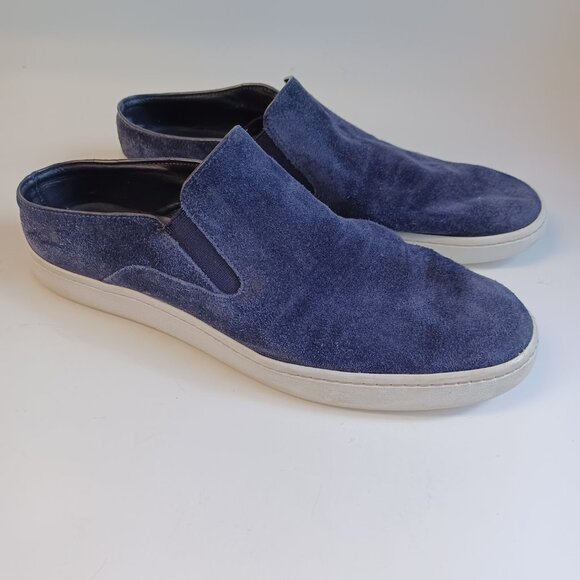Vince Verrell Blue Suede Slip-On Sneaker - Picture 11 of 11